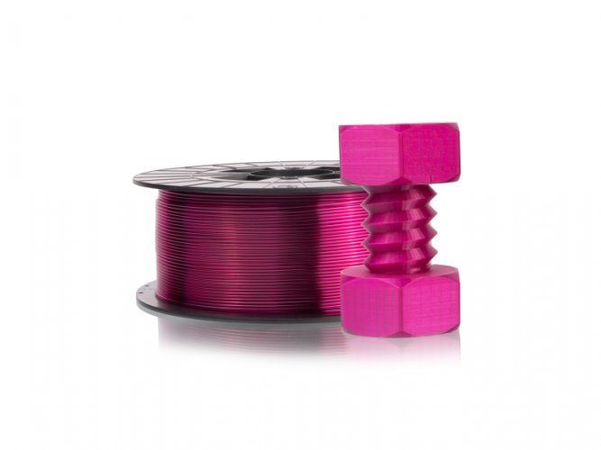 Filament-PM PETG 1.75mm 1kg | více barev - Barva filamentu, Plasty Mladeč: Transparentní Fialová