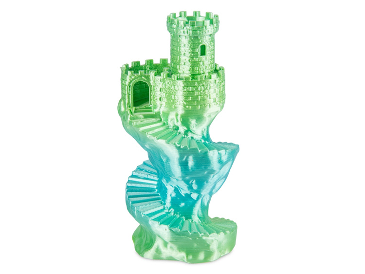 Spectrum filament PLA SILK RAINBOW 1.75mm 1kg | OCEAN MELANGE