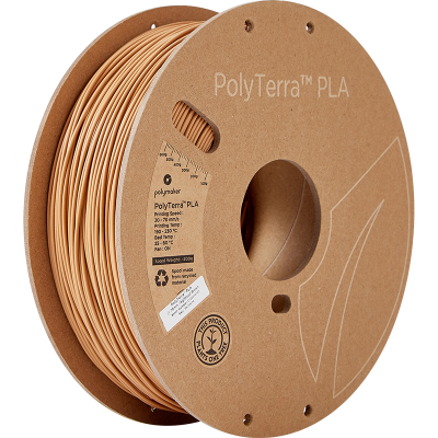 Polymaker PolyTerra PLA 1.75mm 1kg | Hnedá - Wood Brown