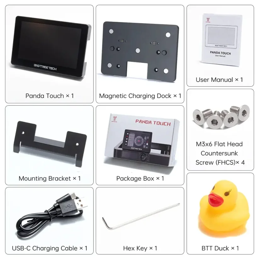 BIGTREETECH, BIQU Panda Touch 5'' Display For Bambu Lab Printers V1.1