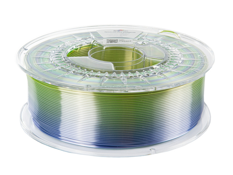 Spectrum filament PLA Silk Rainbow 1.75mm 1kg | Frost Gloss