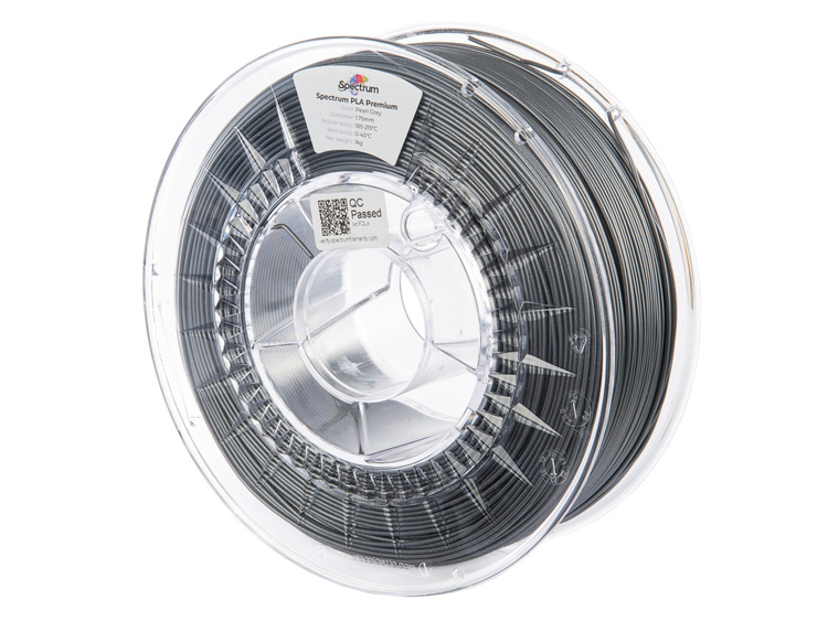 Spectrum filament Premium PLA 1.75mm 1kg | Šedá - Pearl Grey