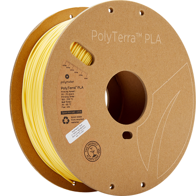 Polymaker PolyTerra PLA 1.75mm 1kg | Yellow - Banana