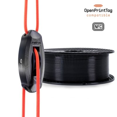 Prusament PC Blend 1.75mm 900g NFC | Čierná - Jet Black