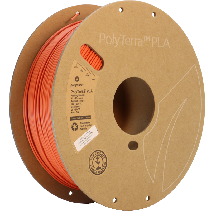Polymaker Panchroma (PolyTerra) PLA 1.75mm 1kg | Červená - Muted red