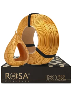 Rosa3D Filament PET-G Standard HS 1.75, 1kg, ReFill | Gold Metallic