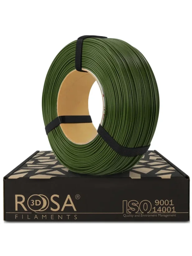Rosa3D Filament PLA Starter 1.75, 1kg, ReFill | Zelená - Army Green