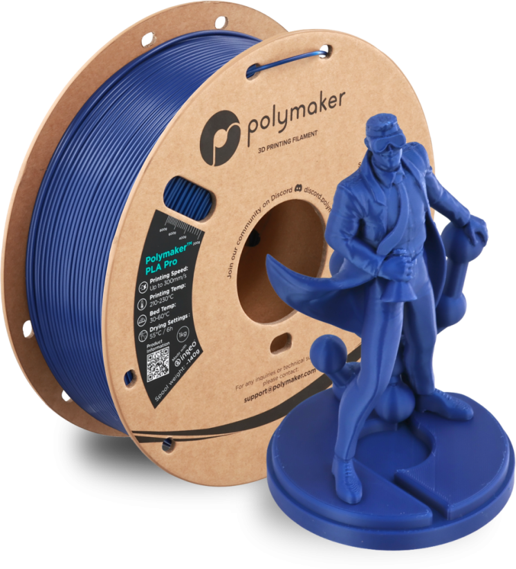 Polymaker PolySonic™ PLA Pro, 1.75mm, 1kg | Blue