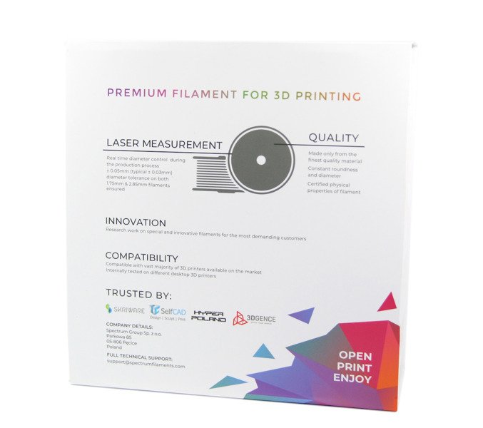 Filament Spectrum PLA Special 1.75mm TERMOAKTÍVNY ČERVENÝ 0.5kg