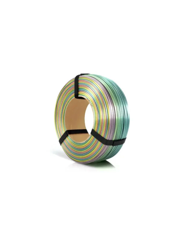 Rosa3D Filament PLA Rainbow Silk 1.75, 1kg, ReFill | Rainbow