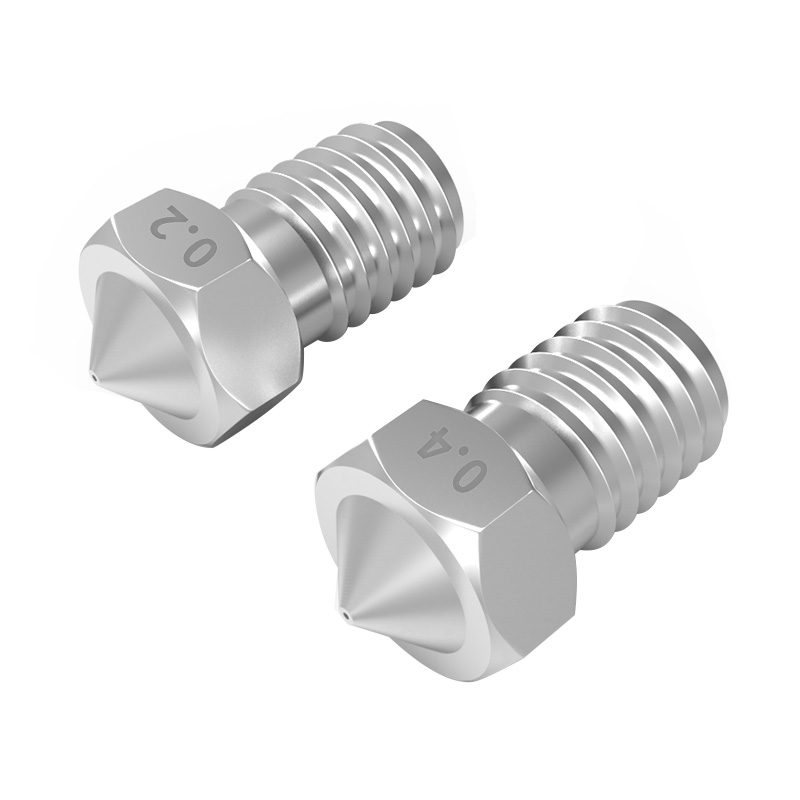 Tryska E3DV6 z nerezové oceli 0.8 mm