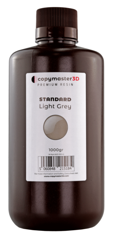 Copymaster3D Resin UV Standard, 1kg | Šedá - Light Grey