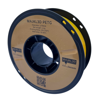 Majkl3D-Filaments PETG 1.75mm 1kg | Žlutá