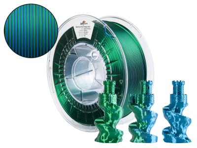 Filament Spectrum PLA Magic SILK 1.75m, 1kg | Lagoon Breeze