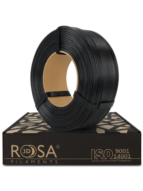 Rosa3D Filament PLA Starter 1.75, 1kg, ReFill | Černá - Black