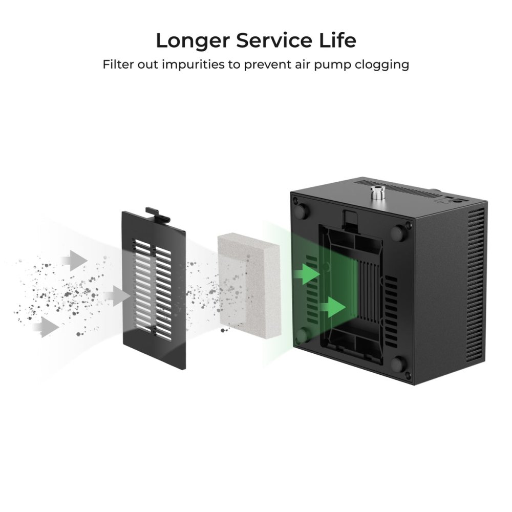 Tichý kompresor xTool Smart Air Assist Set 2.0