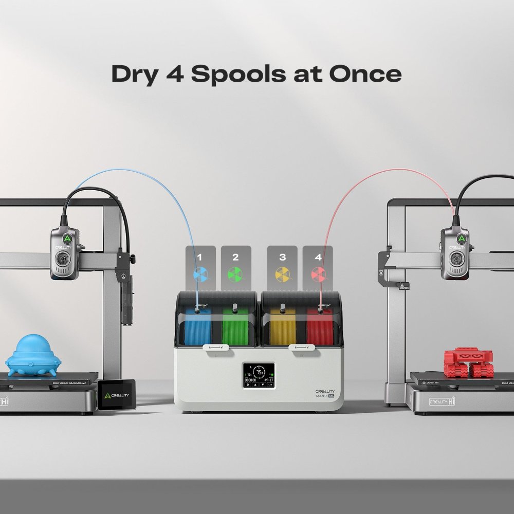 SpacePi X4L dual chamber design with independent temperature control