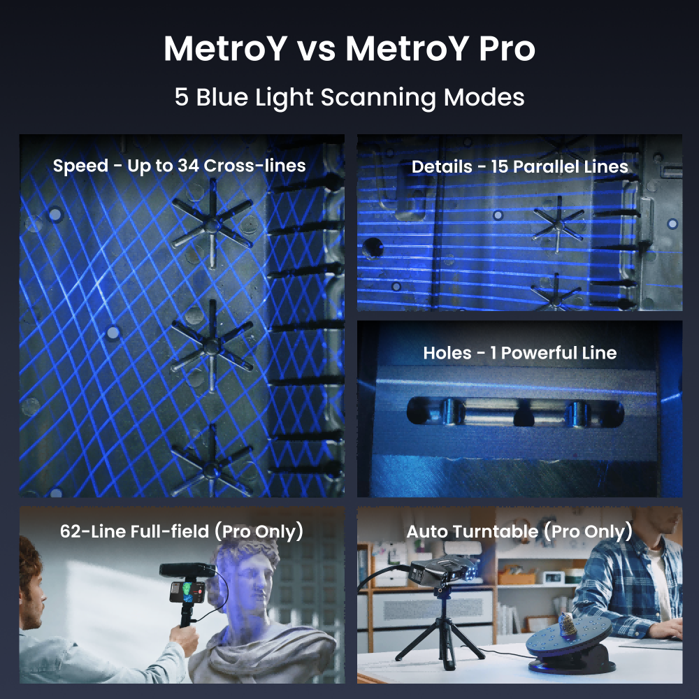 Revopoint MetroY temperature sensors