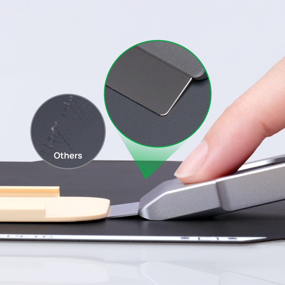 Ergonomická rukoväť škrabky Mag-Alloy pre bezpečné oddelenie výtlačku