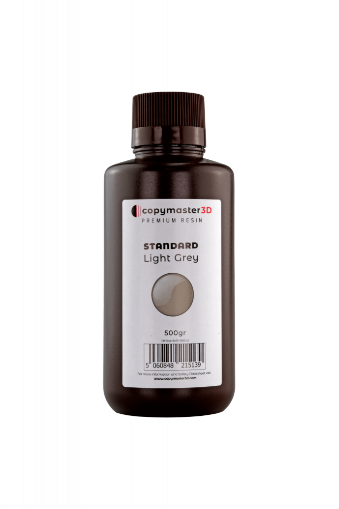 Copymaster3D UV Standard Light Grey pryskyřice 0,5 kg lahev