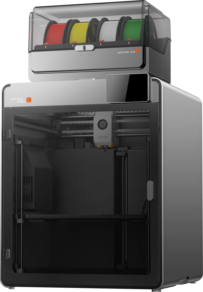 Kobra S1 Max close-up of the CoreXY print head