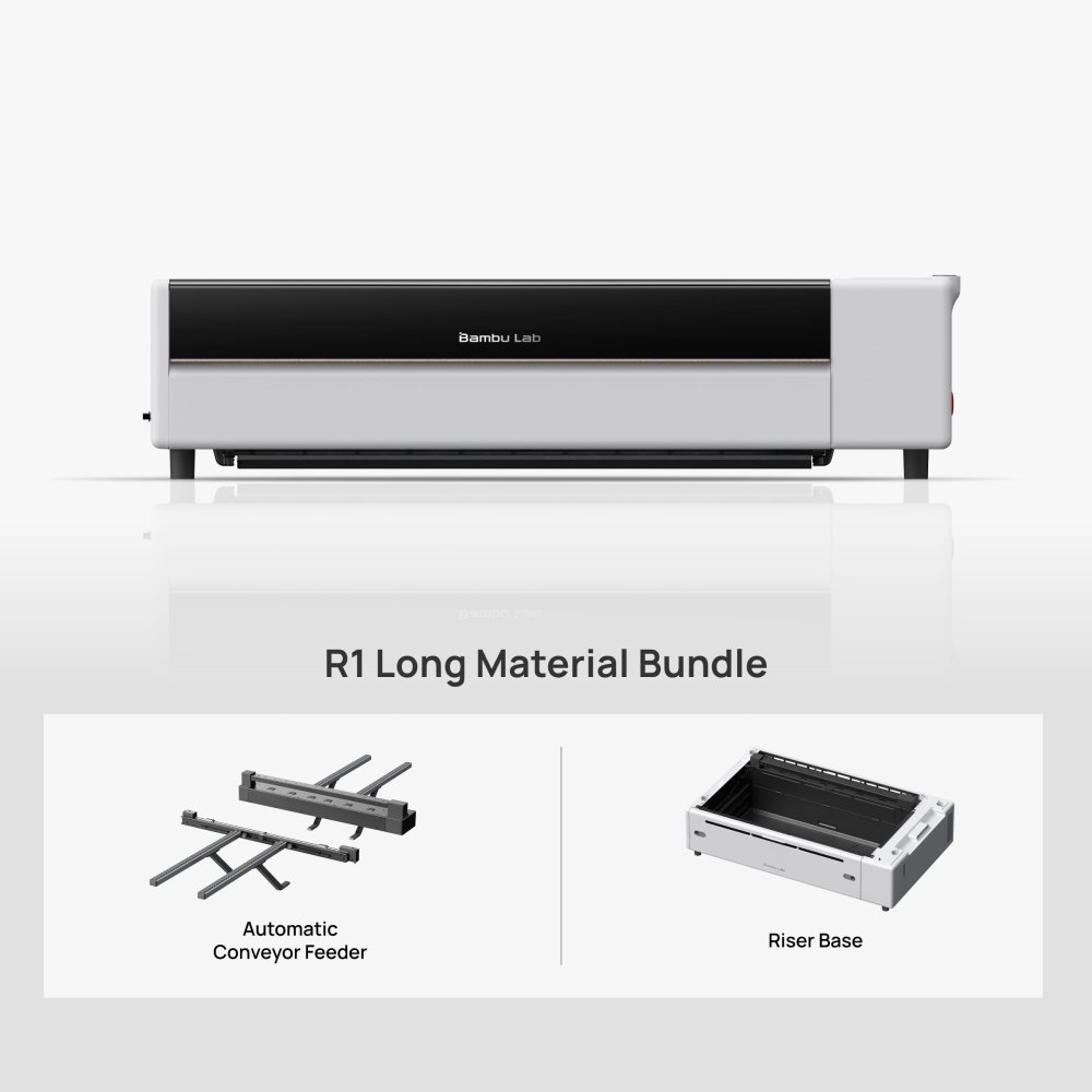 Bambu Lab R1 Long Material Bundle with conveyor