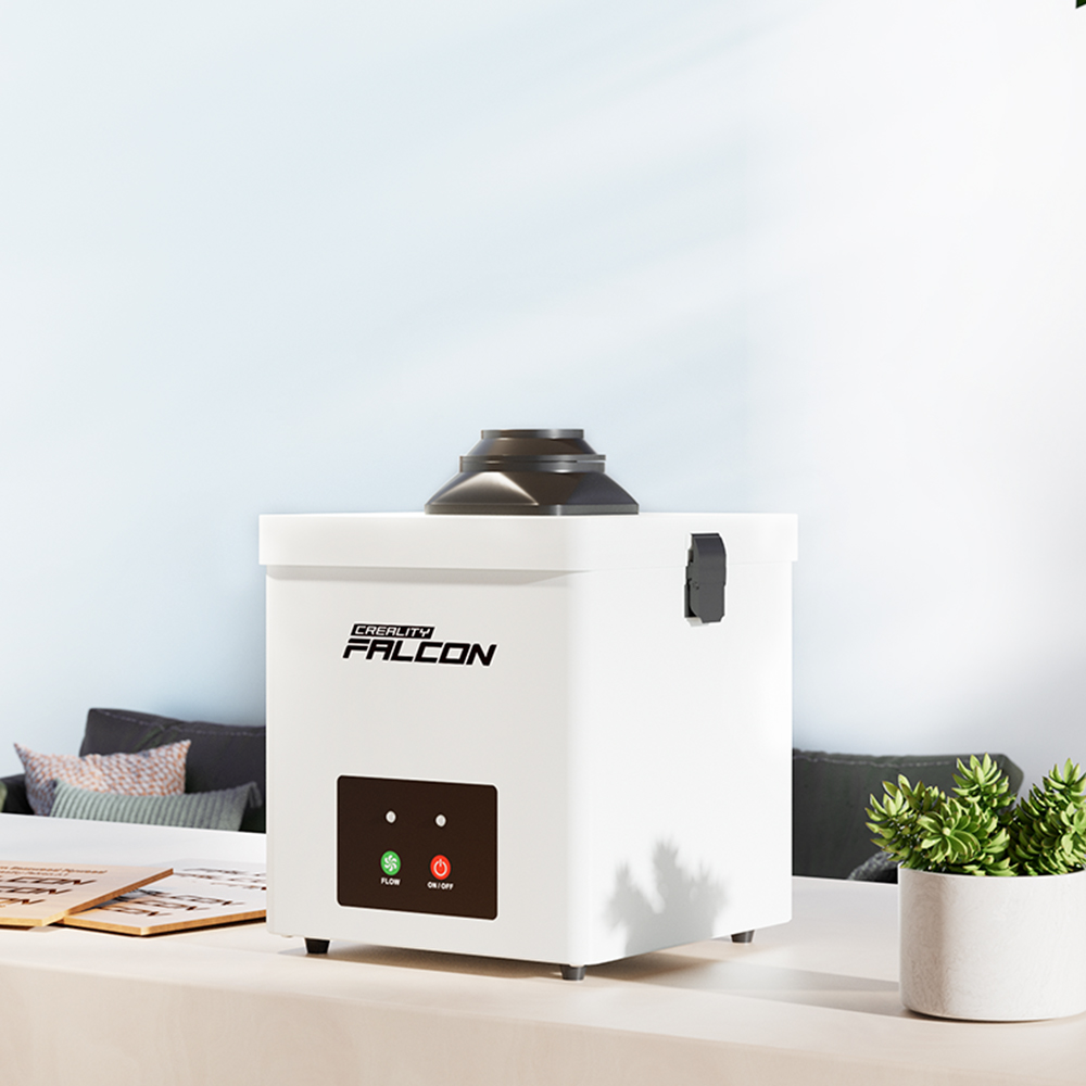 Compact desktop design of Falcon Desktop Smoke Purifier
