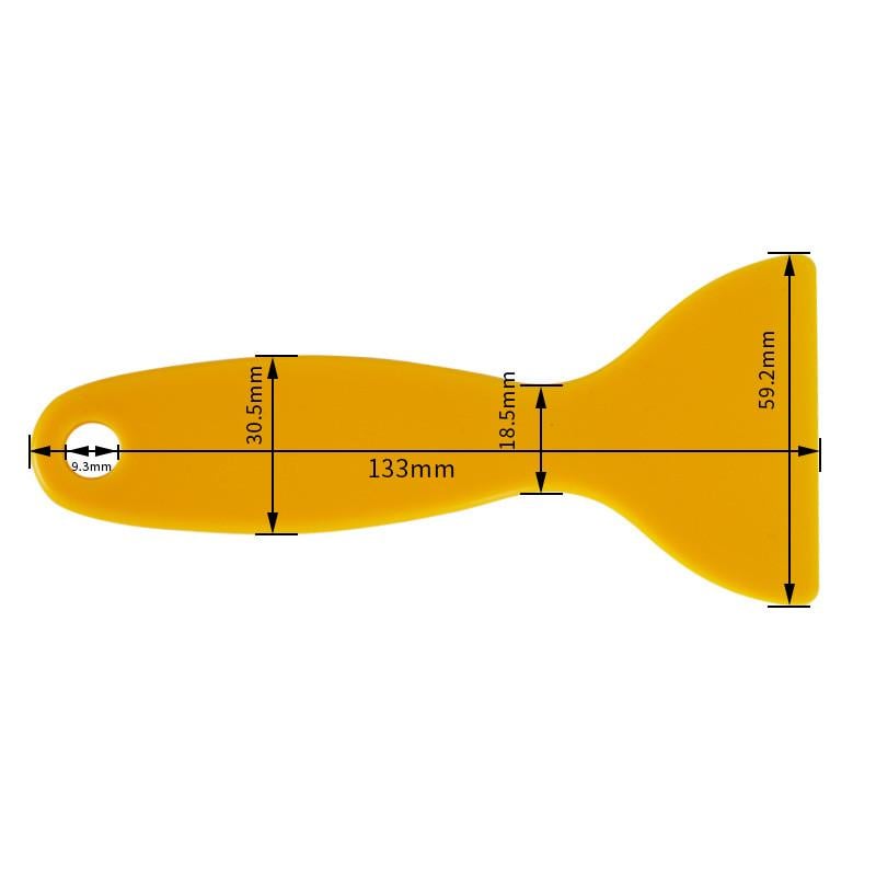 Ergonomická rukojeť plastové škrabky