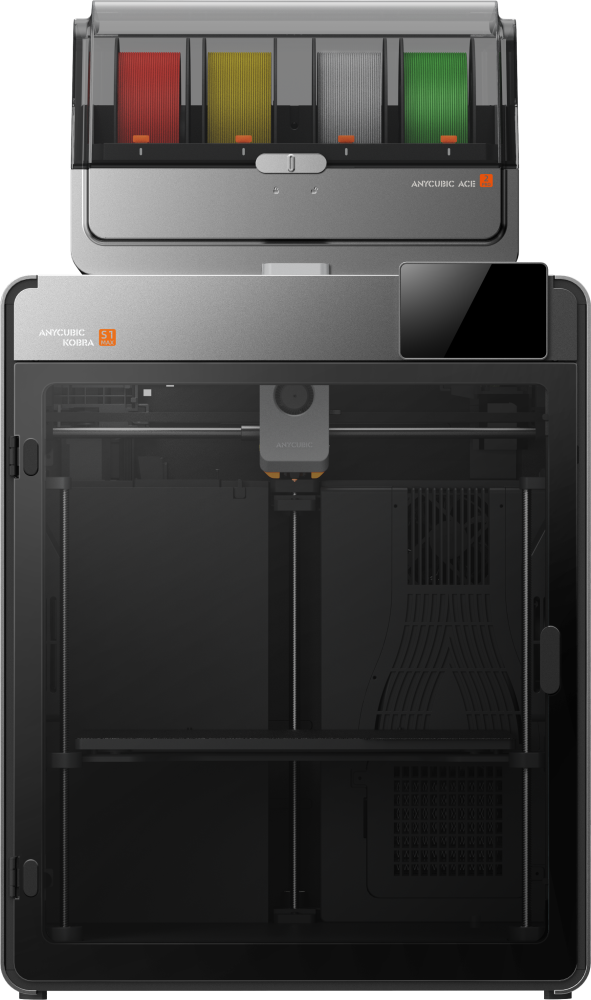 Heated chamber of the Anycubic Kobra S1 Max for technical materials